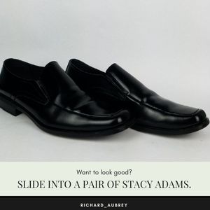Stacy Adams Slip-on Leather Dress Shoes